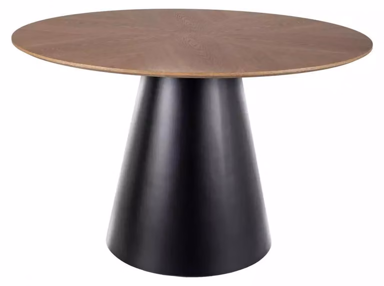 FURNLUX, tavolo da pranzo, modello Angel, colore marrone e nero, 120 cm. / Colore principale: / Dimensioni: