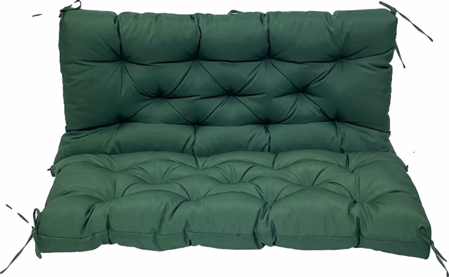 Cuscino da seduta, impermeabile, resistente al sole, verde scuro, 150x100 cm