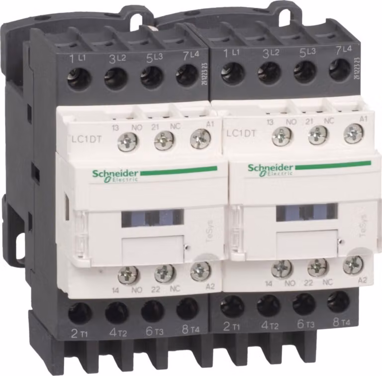 Combinazione di contattori invertiti Schneider Electric LC2DT40P7