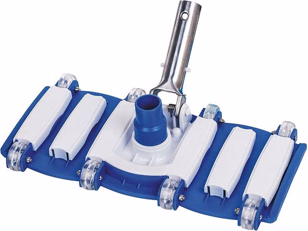 Aspiratore manuale per vasche in calcestruzzo con attacco tubo flessibile orientabile e supporto ALU da 34 cm