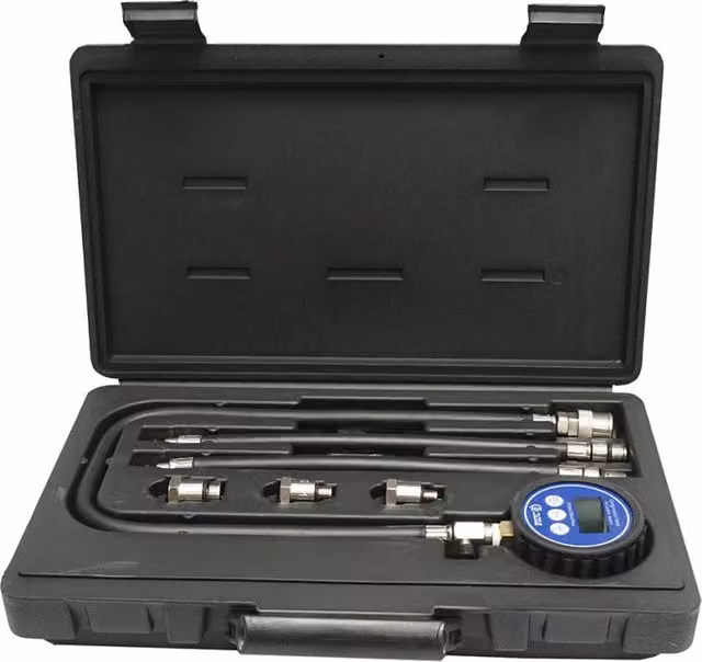 Kit di prova di pressione digitale per motori diesel 0-20 bar Breckner Germany colore nero – 1