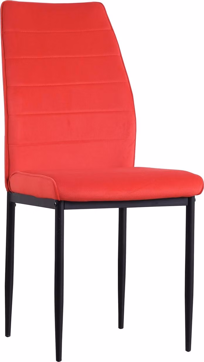 Sedia Madison Velvet Rosso