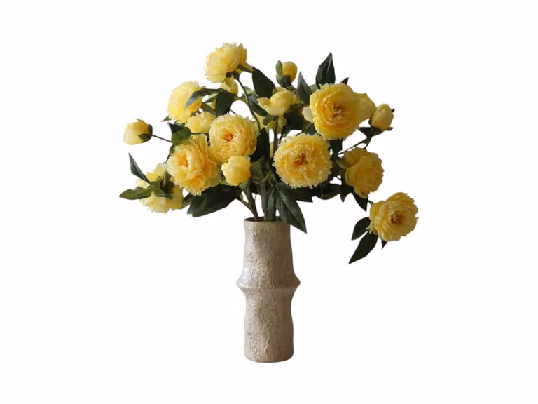 Yellow Peony Bouquet