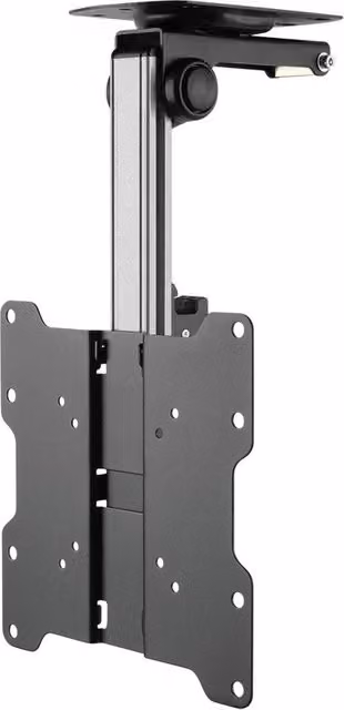 Opvouwbare tv-beugel per esterno, per pergola, patio, priele, schiuo, in altezza regolabile, sotto cassa, sostiene 20 kg, compatibile con 43,2 cm