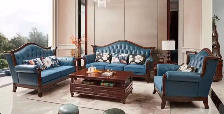 Sofagarnitur Set 3+2+1 Sitzer Wohnzimmer Garnitur Design Klassisch 3tlg Modernes