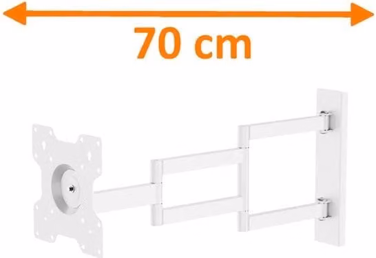 Supporto per TV 70 cm Bianco
