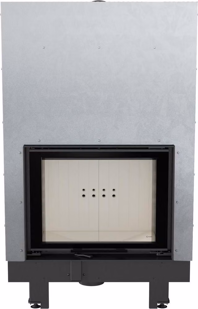 Inserto camino in acciaio KRATKI MBZ 13 kW Ø 200 con porta scorrevole