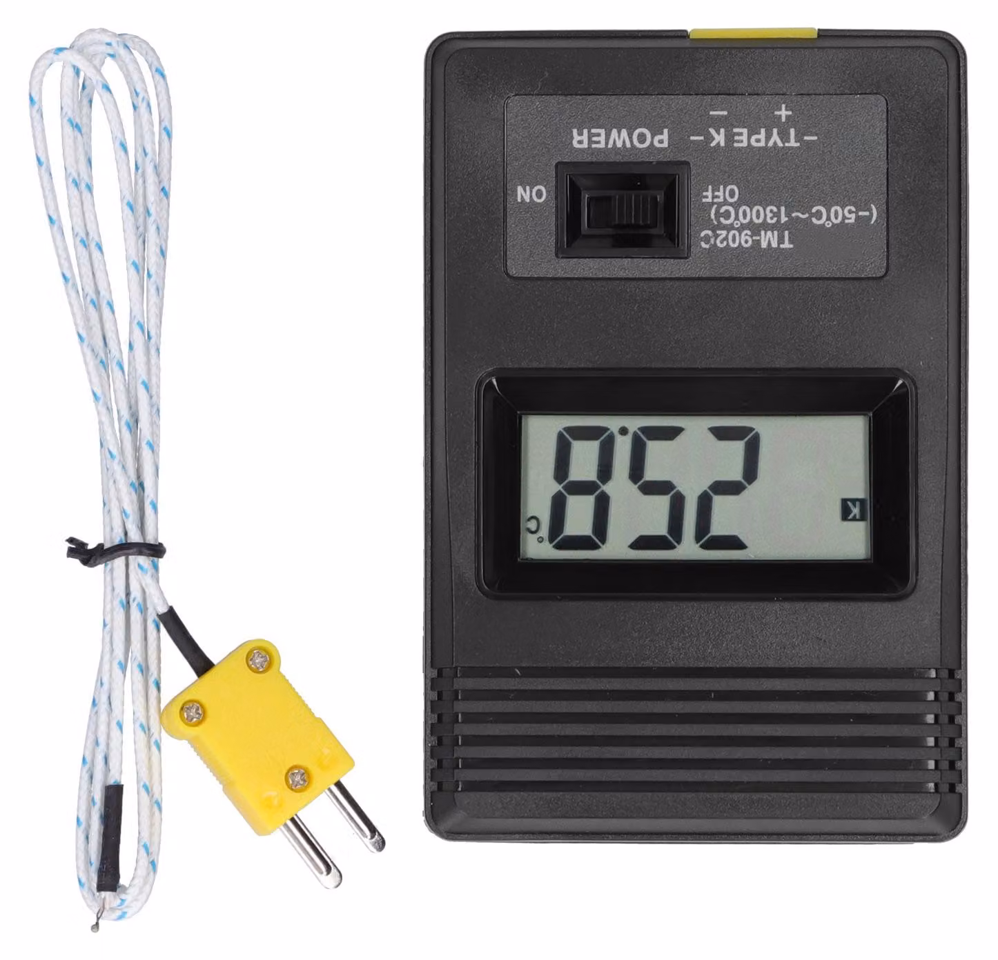 Misuratore digitale di temperatura, display LCD, termometro ambientale, strumento di misura TM902C
