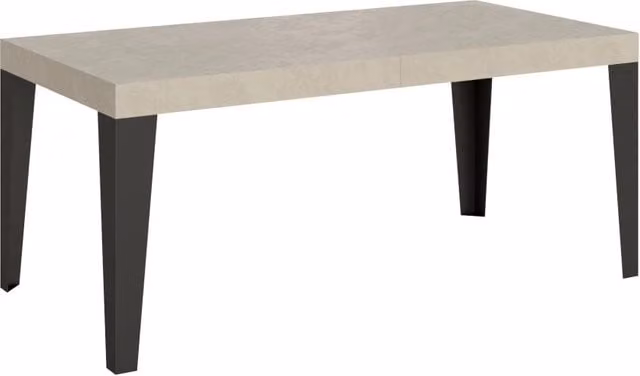 Tavolo Allungabile 180-284x90x77 cm Flame Cashmere Telaio Antracite