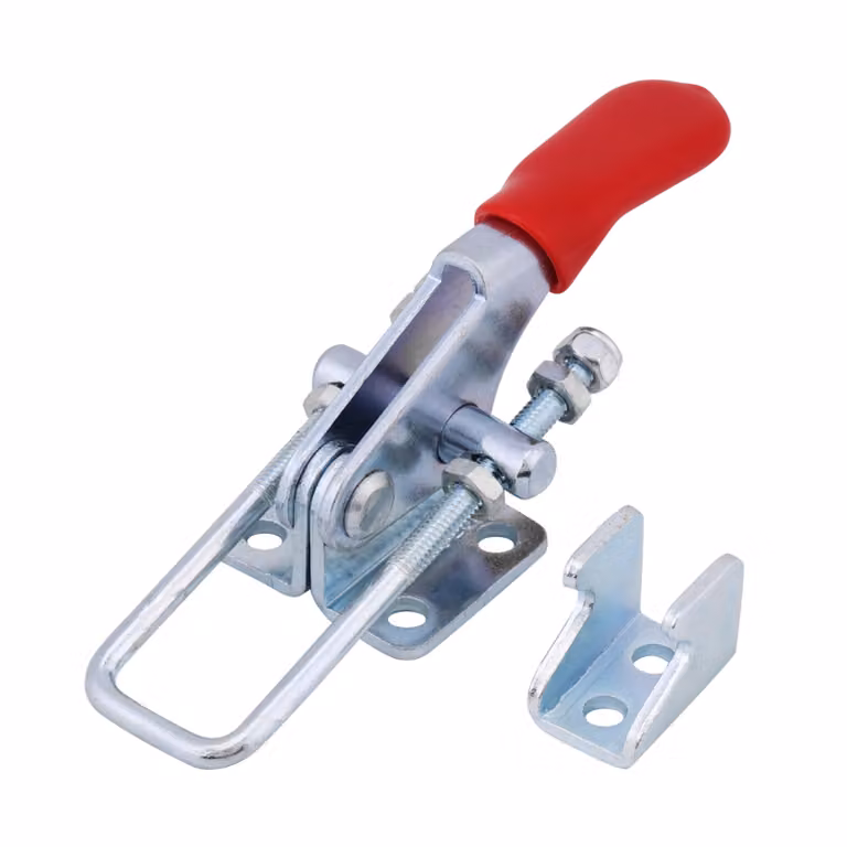 4PCS Set di morsetti di bloccaggio Strumento manuale in metallo Capacità di tenuta 163kg/360lbs GH-40323