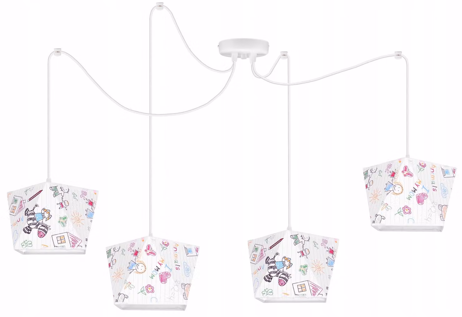 Lampada A Sospensione Loft Lampadario Ragno Paralume