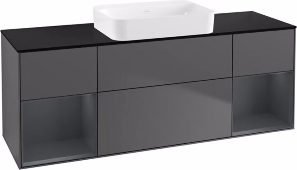 V&B mobile da parete Finion 160x60,3x50,1cm, Rg md m Lac, Anthrac. m