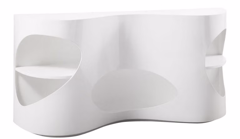 Credenza 150x40x75 cm bianco