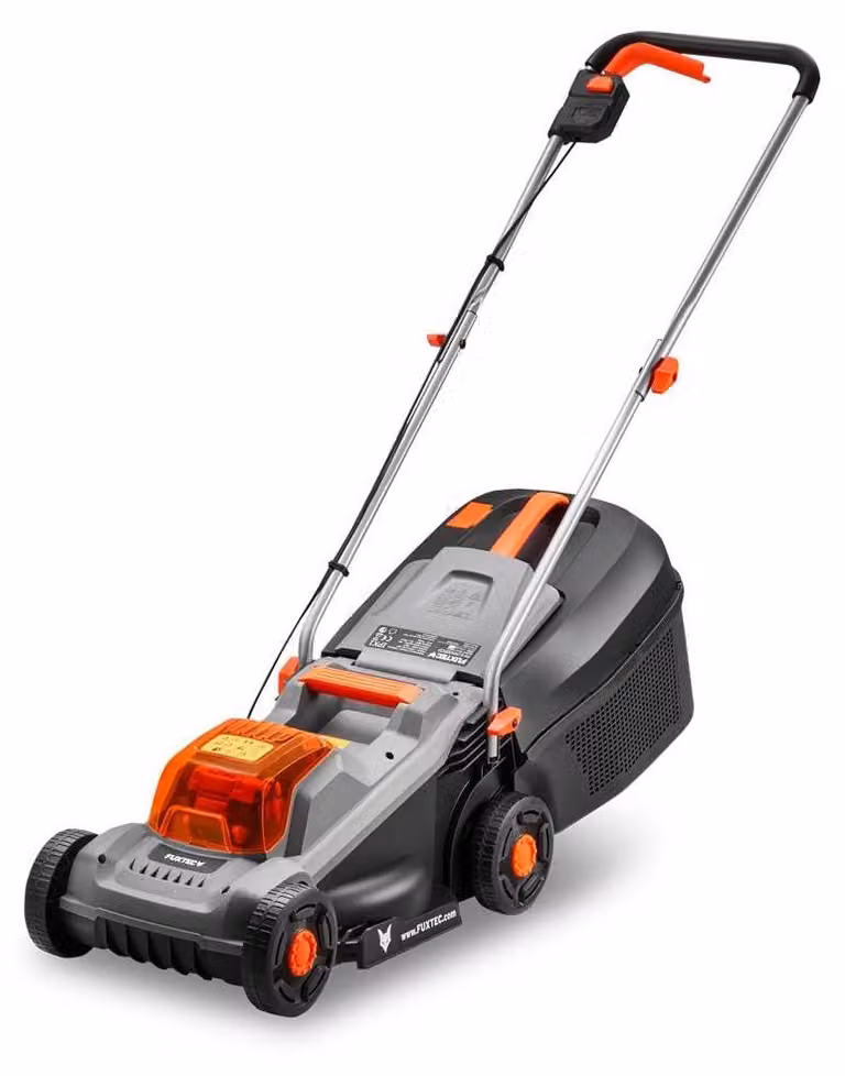 Tagliaerba a batteria - 20V - Larghezza di taglio 30 cm - Contenitore di raccolta erba da 30 litri - Design compatto