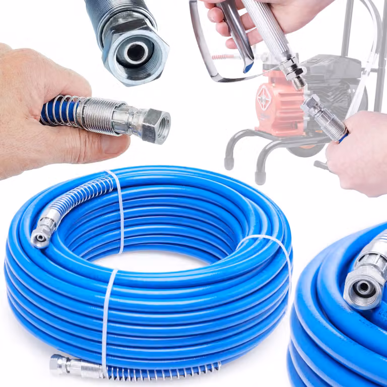 Tubo per verniciatura ad alta pressione, 10 metri, colore blu