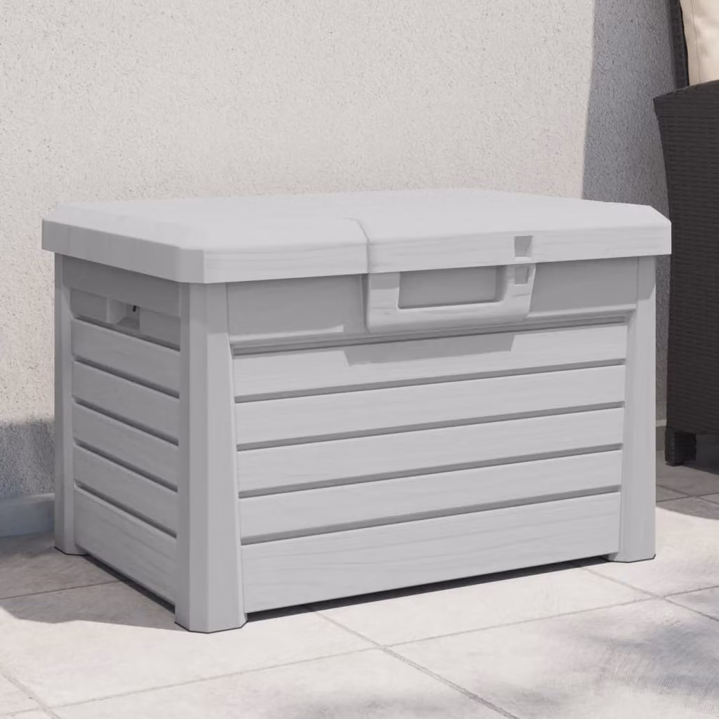 Contenitore per cuscini vidaXL Grigio in polipropilene L: 73 cm, P: 50,5 cm, H: 46,5 cm