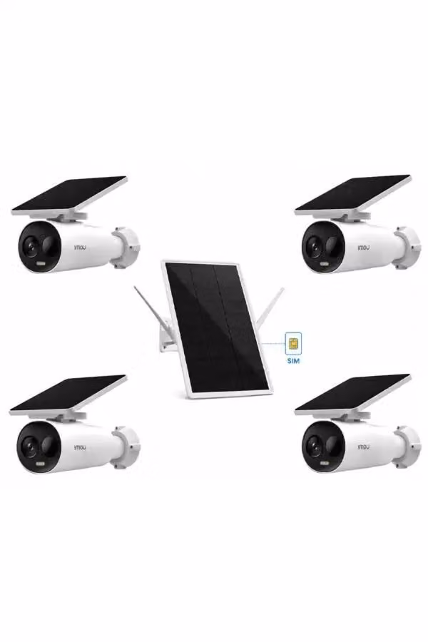 Kit videosorveglianza IMOU Cell 3C, 4 telecamere WiFi 3MP con router 4G LTE