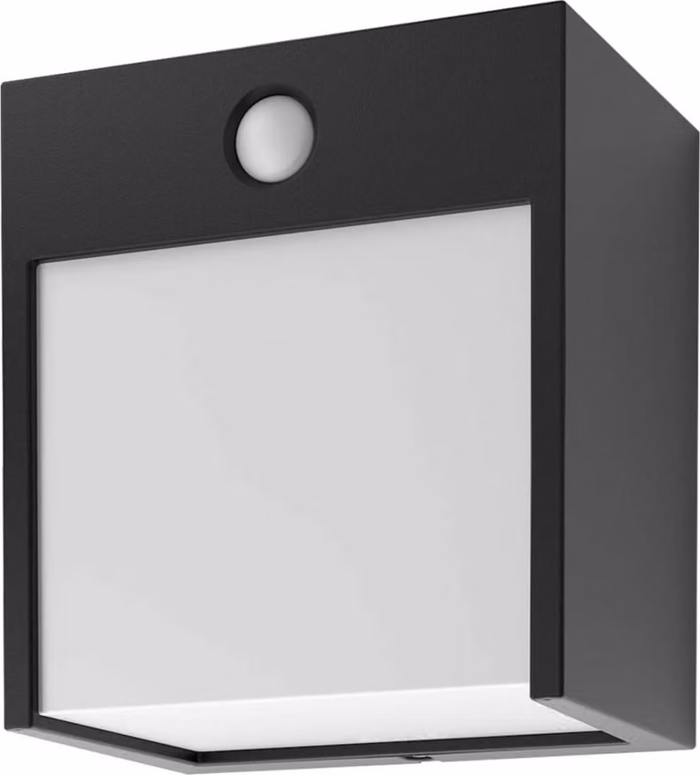 Applique BALIMO bianco nero opaco LED 12W IP65 L:12cm H:13cm 4000K
