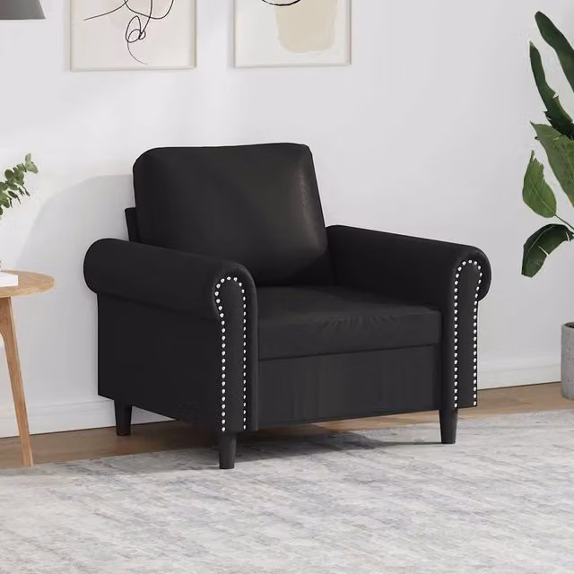 Poltrona Nera 60 cm in Similpelle 359494
