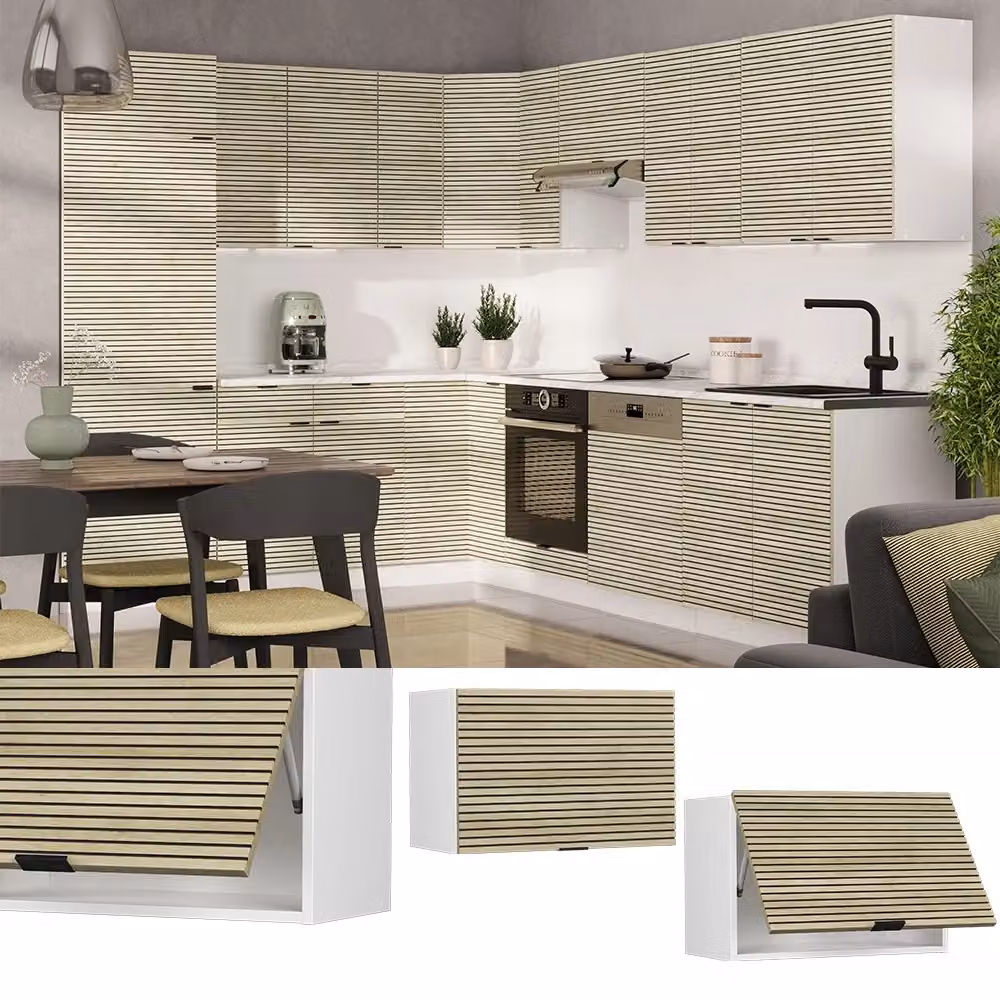 Pensile da cucina Vicco Fame-Line in quercia e bianco L: 60 cm, H: 40 cm, P: 34,1 cm – 2