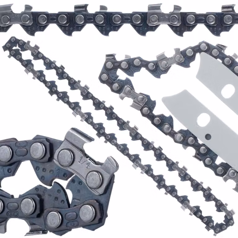 Rosfix Catena da 6” per Mini Motosega – Passo da 1/4”, Scanalatura da 1,3 mm, 37 Maglie di Trasmissione | Rivetti Temprati