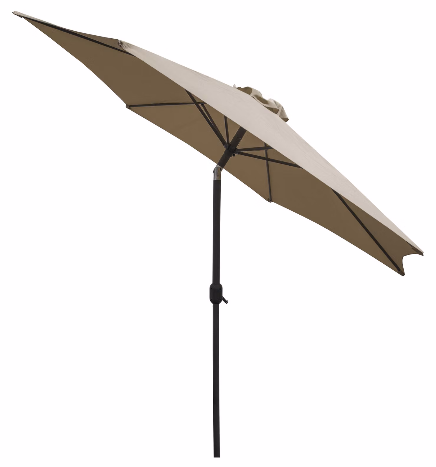 Linder Exclusiv Ombrellone inclinabile 250 cm Grigio Marrone