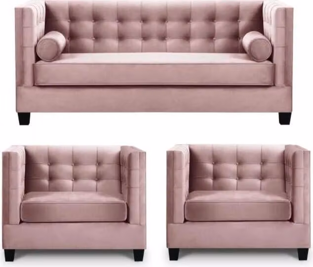 Sofagarnitur Couch Samt Polster couchen komplett set garnituren wohnzimmer möbel