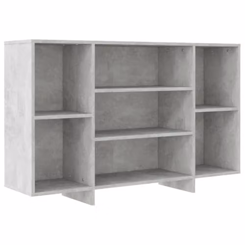 Helloshop26 Buffet bahut - Cassettiera portaoggetti per cucina, soggiorno, soggiorno, soggiorno, 120 x 30 x 75 cm, in legno di ingegneria, colore: grigio 02_0031852