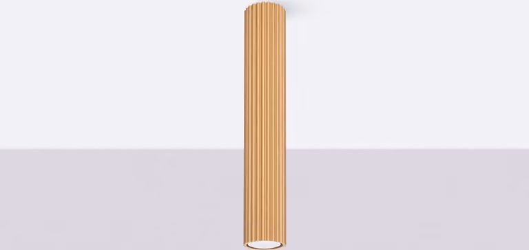Lampada da soffitto KARBON 40 oro 1xGU10 10W alluminio 40x6.5x6.5cm Sollux Lighting
