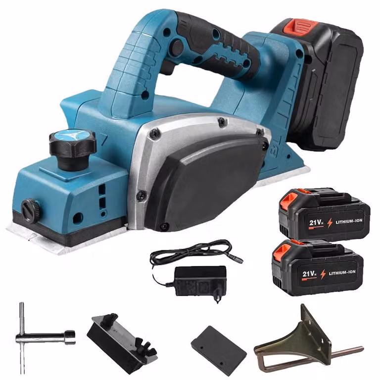 Pialla elettrica a batteria, taglio ad alta velocità, design ergonomico, con 2 batterie
