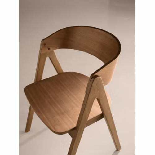Sedia impiallacciata Folk Ikone - Casa