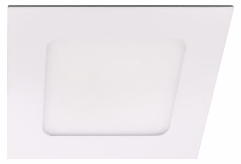 Faretto quadrato Easy Square con luce LED bianco caldo 3000K, colore bianco