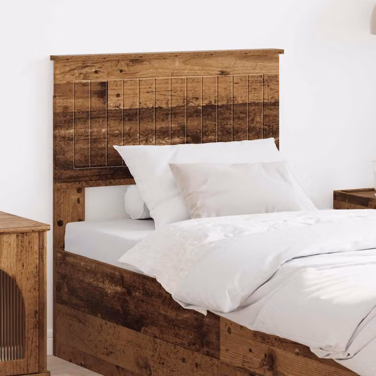 Testiera per letto moderna vidaXL in legno ingegnerizzato color marrone