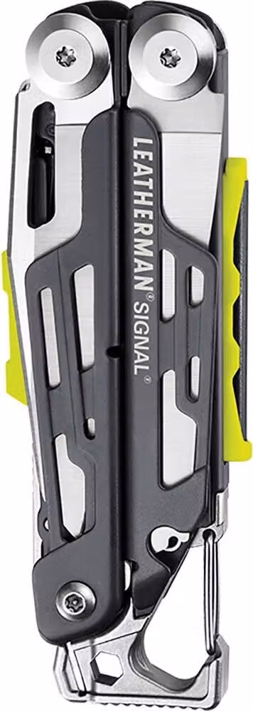 Multiutensile Leatherman -, Signal -, Granite-19 con fodero - Blu