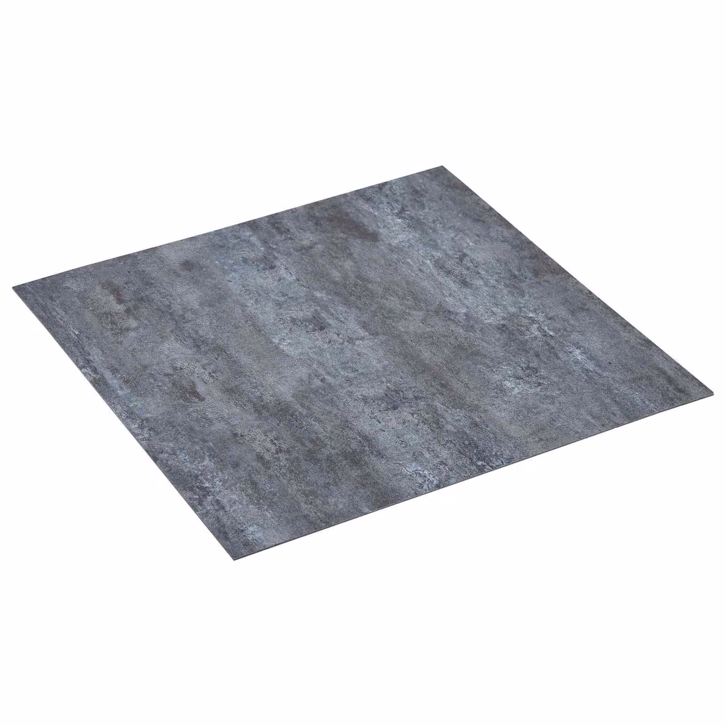 Plance per pavimentazione autoadesive vidaXL in stile marmo grigio con effetto pietra, L: 30,5 cm, P: 30,5 cm, H: 0,57 cm