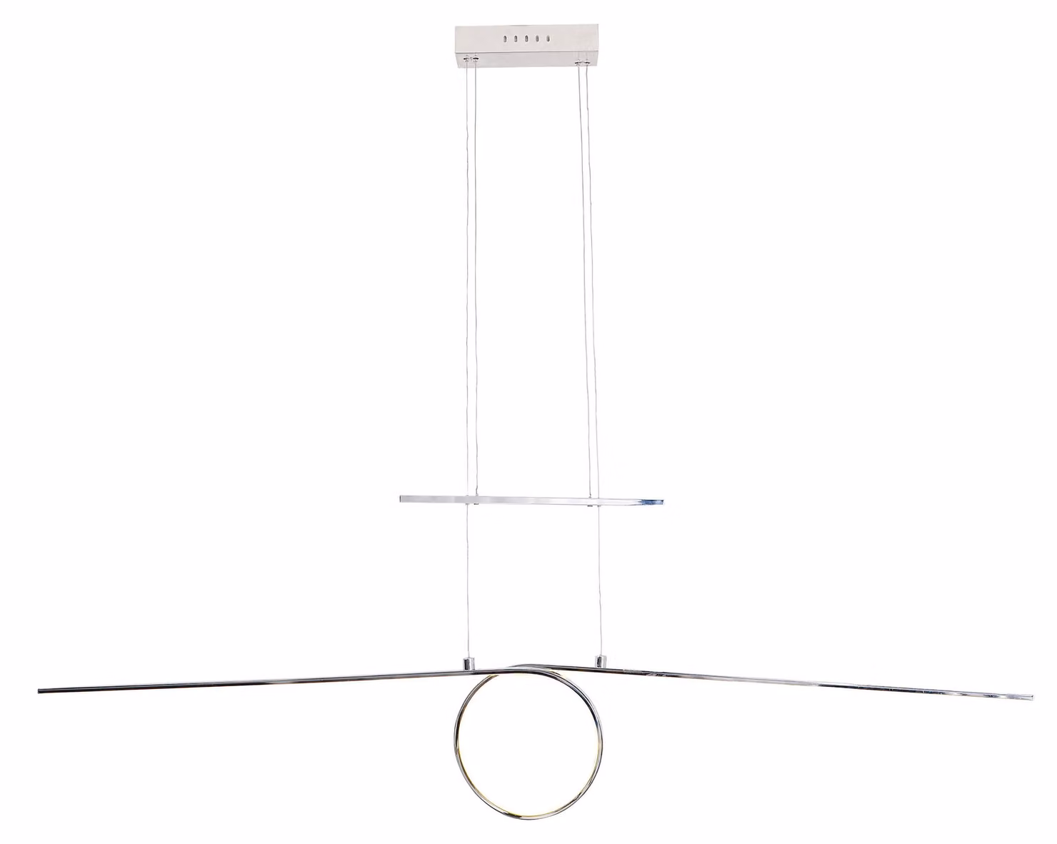 Lampada a sospensione Näve LED; colore: argento, 7057059