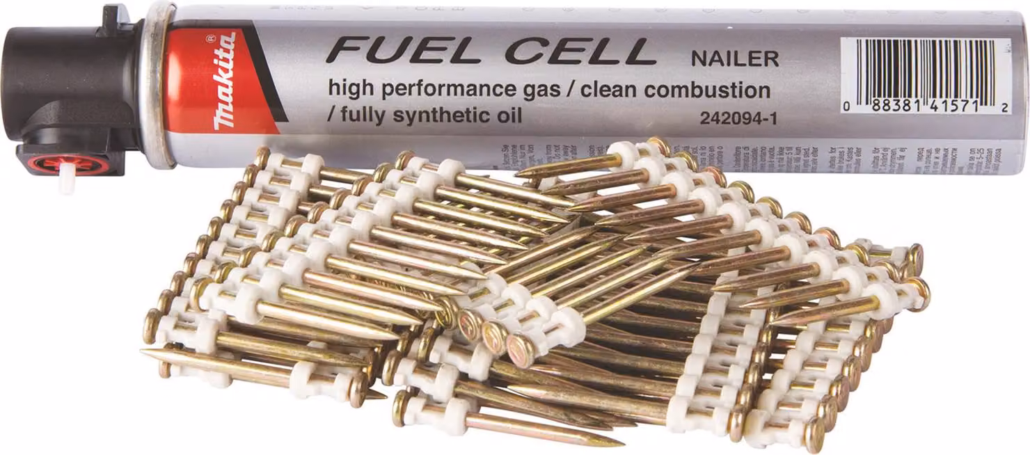 Makita chiodi per calcestruzzo 2,6 x 40 mm, 1.000 pz. con cartuccia a gas Calcestruzzo - 2,6 x 40 mm - 1.000 pz.