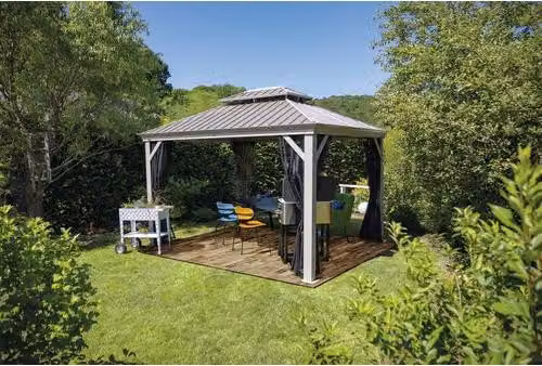 Gazebo Messina 12x16 champagne