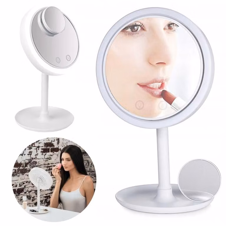 Specchio cosmetico con illuminazione a LED