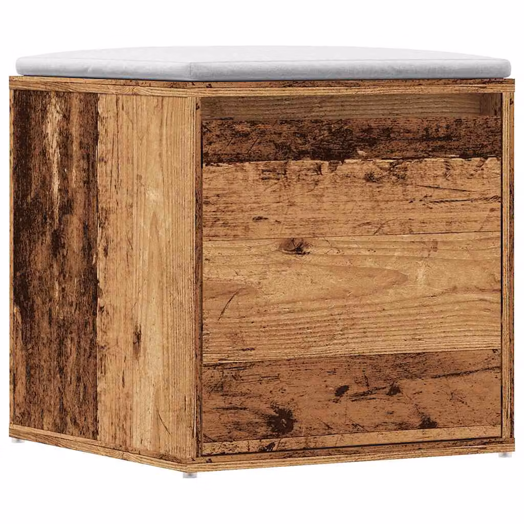 Cassetto Contenitore vidaXL in Legno Multistrato e MDF, Marrone, L/P/H: 40,5 x 40 x 40 cm