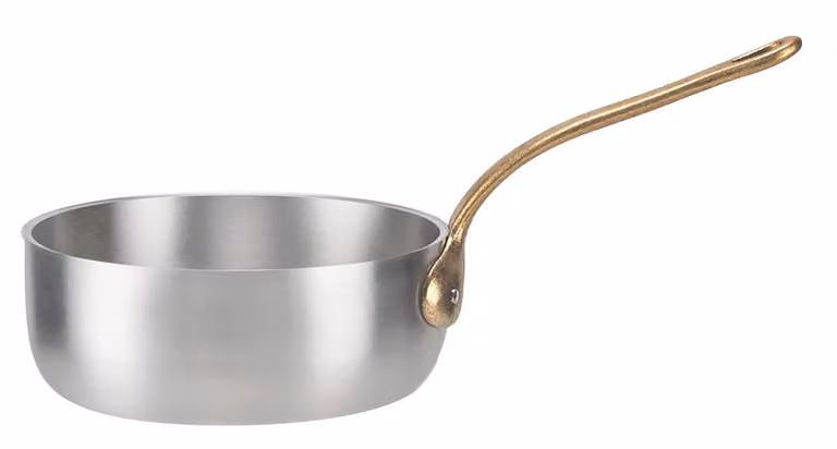 Padellino in alluminio con manico in ottone linea Academy Class, diam. 14 cm