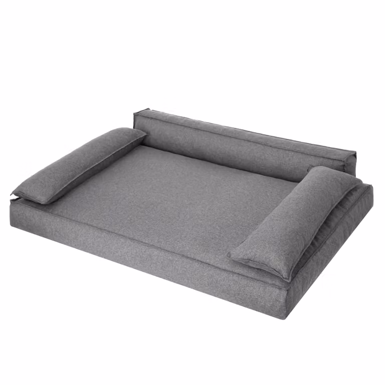 Letto per cani, materasso per animali, letto per gatti, cuscino per cani, cesto per cani, divano per cani, posto letto per cani, ortopedico, mobili, antracite, 120x77 cm