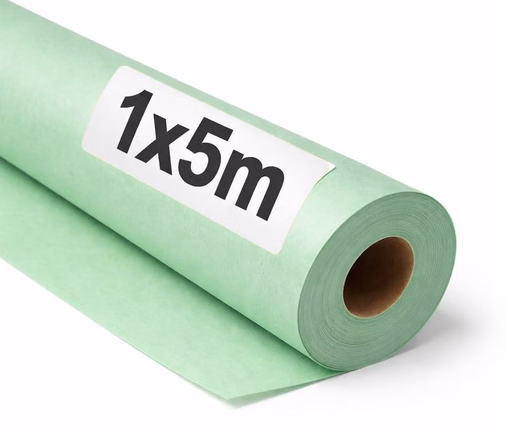 Carta kraft color pastello verde, 6 rotoli da 1x5 metri, carta da regalo, per progetti fai-da-te, per traslochi