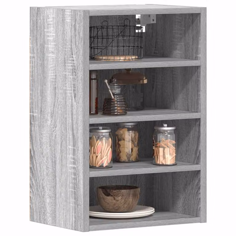 Pensile da cucina moderno vidaXL Riga Grigio Sonoma L 40 cm, P 29,5 cm, H 60 cm