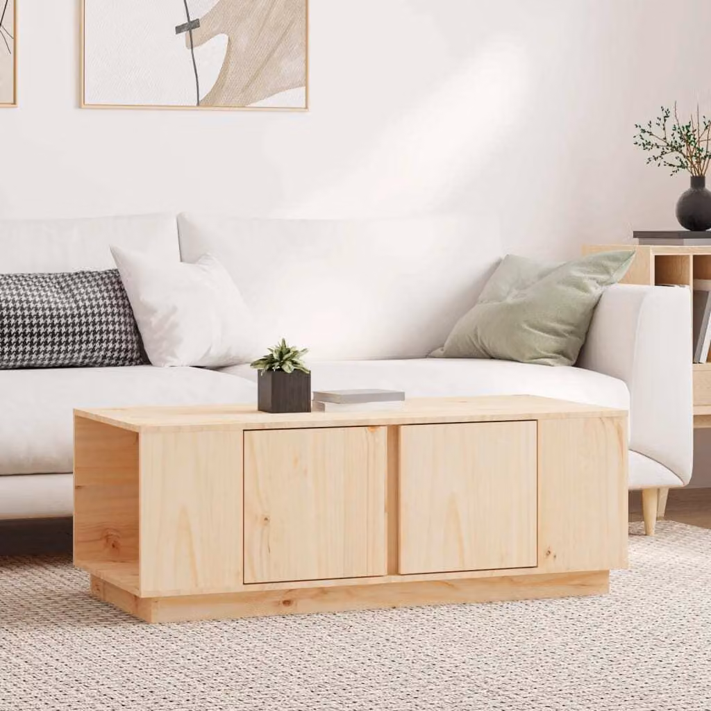 Maison Exclusive - Tavolino da salotto 110x50x40 cm in legno massello di pino
