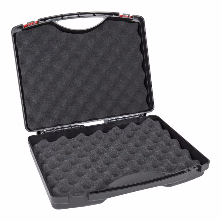 STIER Valigetta in plastica PP con inserto in schiuma 400 x 350 x 95 mm, valigetta portautensili, valigetta portaattrezzi vuota, valigetta da trasporto
