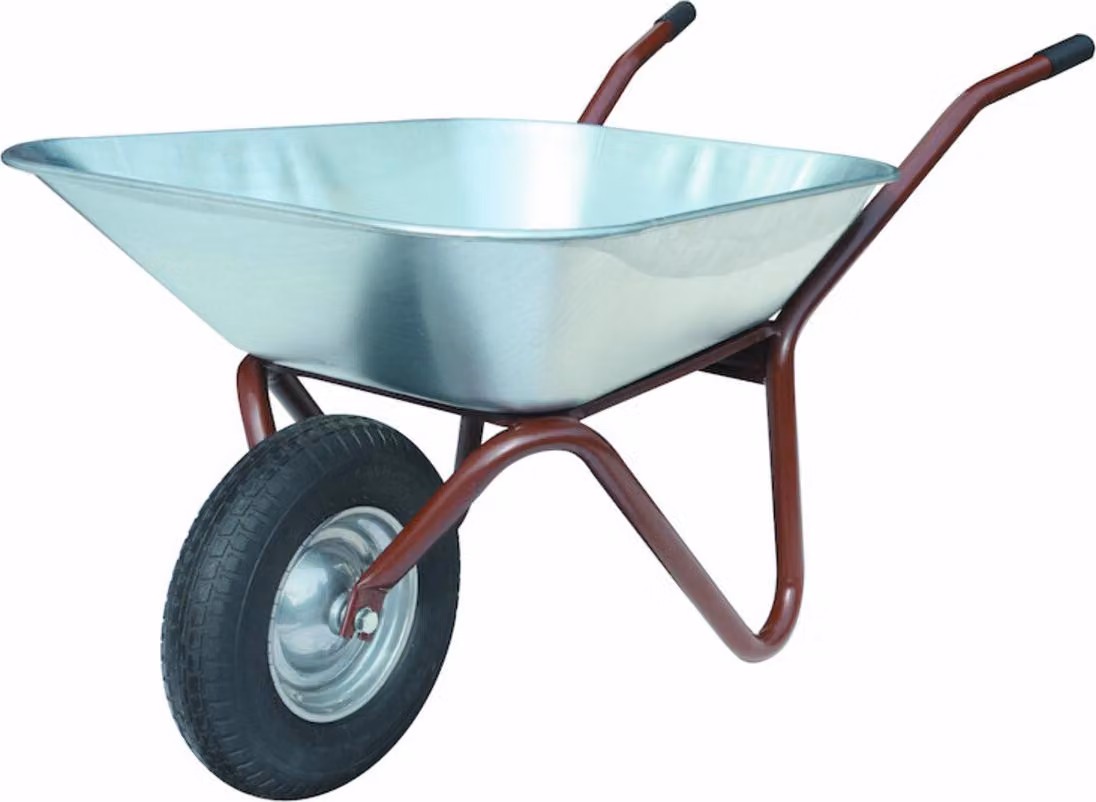 Carriola da cantiere da 85 L con ruote in nylon