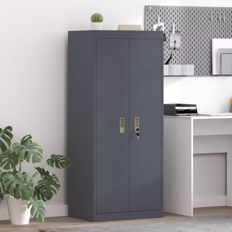 vidaXL Armadio Antracite 60 x 40 x 140 cm Acciaio