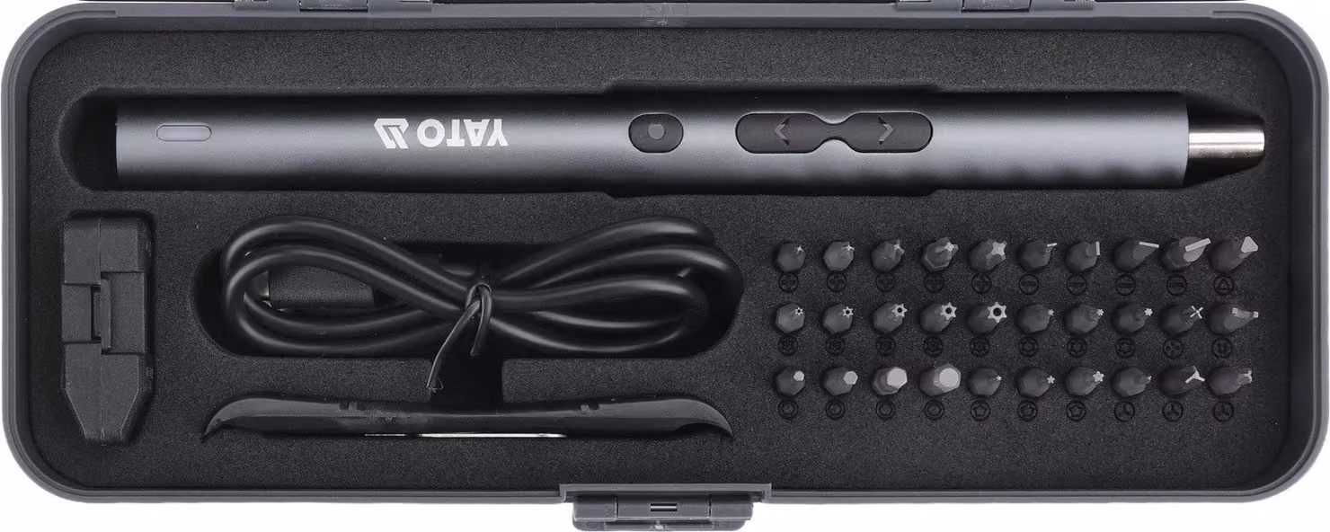 Set di avvitatori a batteria di precisione da 3,7V con 35 punte