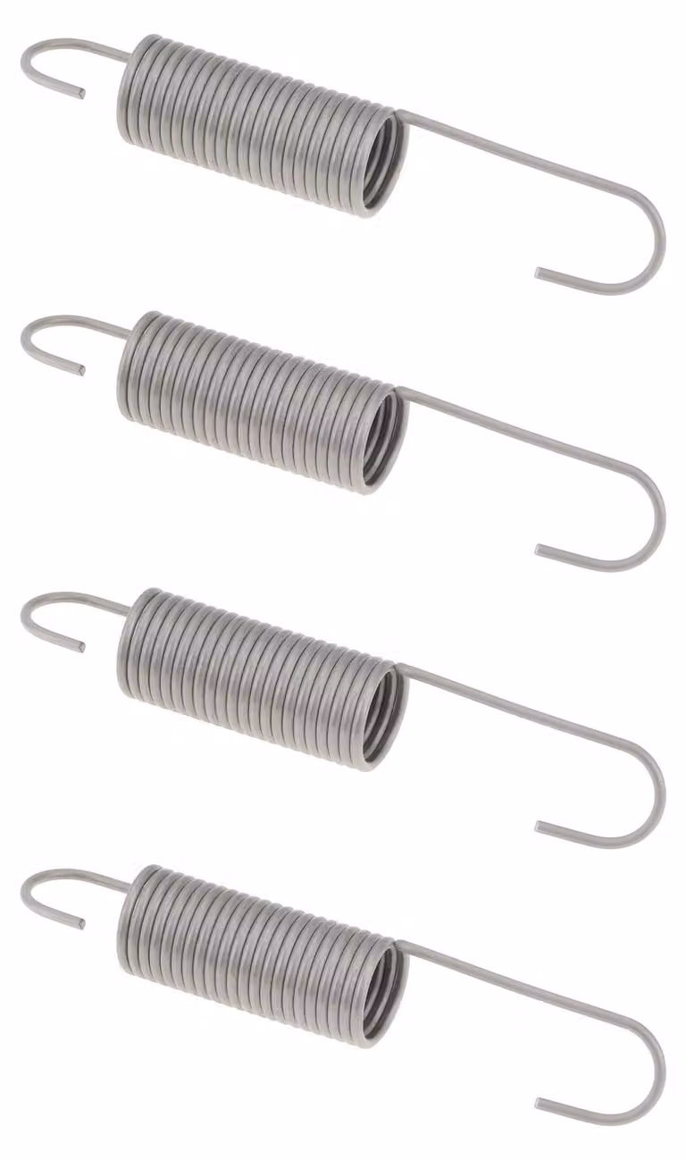 4 molle a balestra per poltrona reclinabile, in acciaio inossidabile, dimensioni 114,3 x 19 mm